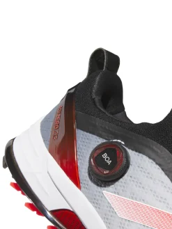Adidas Adizero ZG BOA Spikeless Golf Shoes - Ftwr White/Lucid Red/Core Black