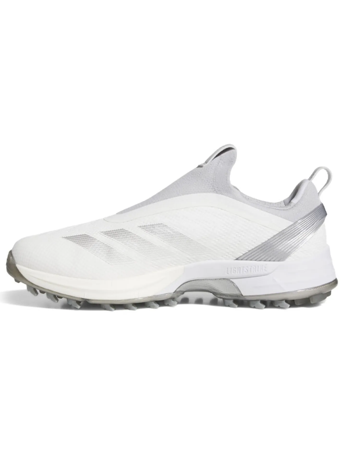 Adidas Adizero ZG BOA Spikeless Golf Shoes - Ftwr White/Silver Met./Solid Grey