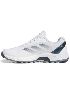 Adidas Adizero ZG Spikeless Golf Shoes - Ftwr White/Collegiate Navy/Zero Met.