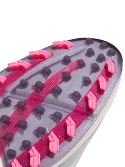 Adidas Adizero ZG Spikeless Golf Shoes - Ftwr White/Aurora Plum/Shock Pink