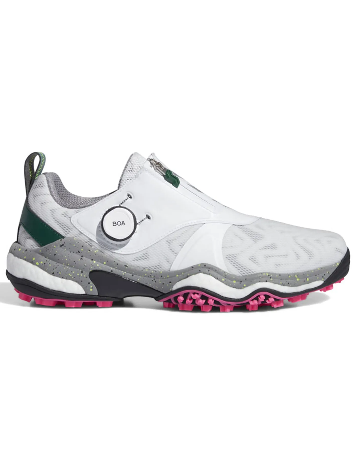 Adidas Codechaos BOA 25 Spikeless Golf Shoes - Ftwr White/Core Black/Col. Green