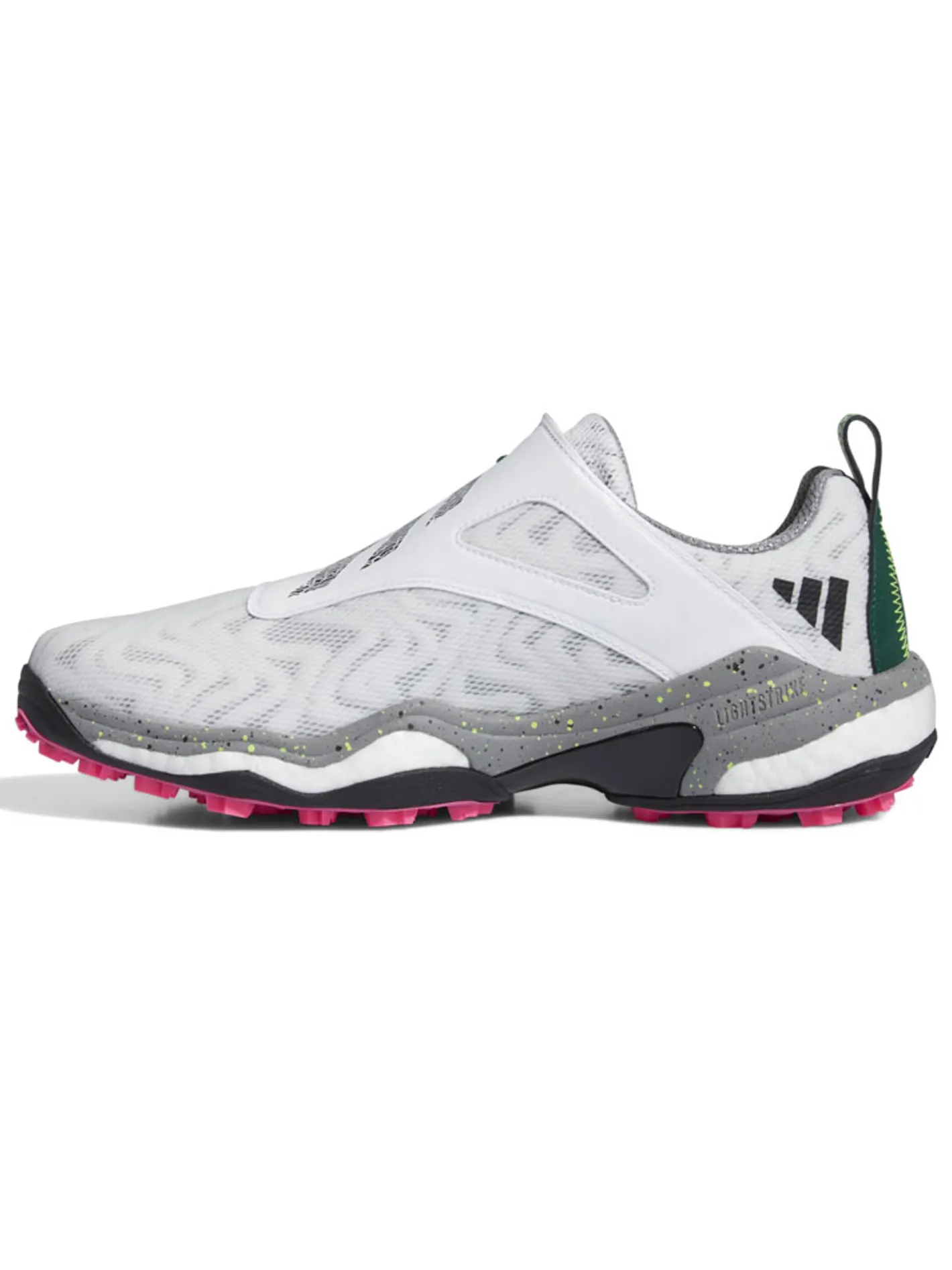Adidas Codechaos BOA 25 Spikeless Golf Shoes - Ftwr White/Core Black/Col. Green