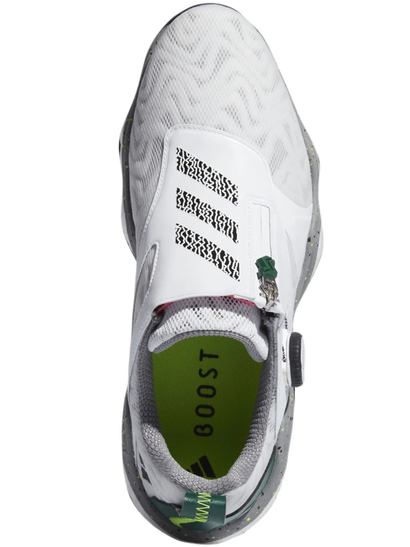 Adidas Codechaos BOA 25 Spikeless Golf Shoes - Ftwr White/Core Black/Col. Green