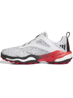 Adidas Codechaos BOA 25 Spikeless Golf Shoes - Cloud White/Core Black/Lucid Red