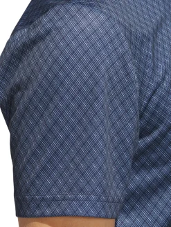 Adidas Core Allover Print Polo Shirt - Collegiate Navy/White