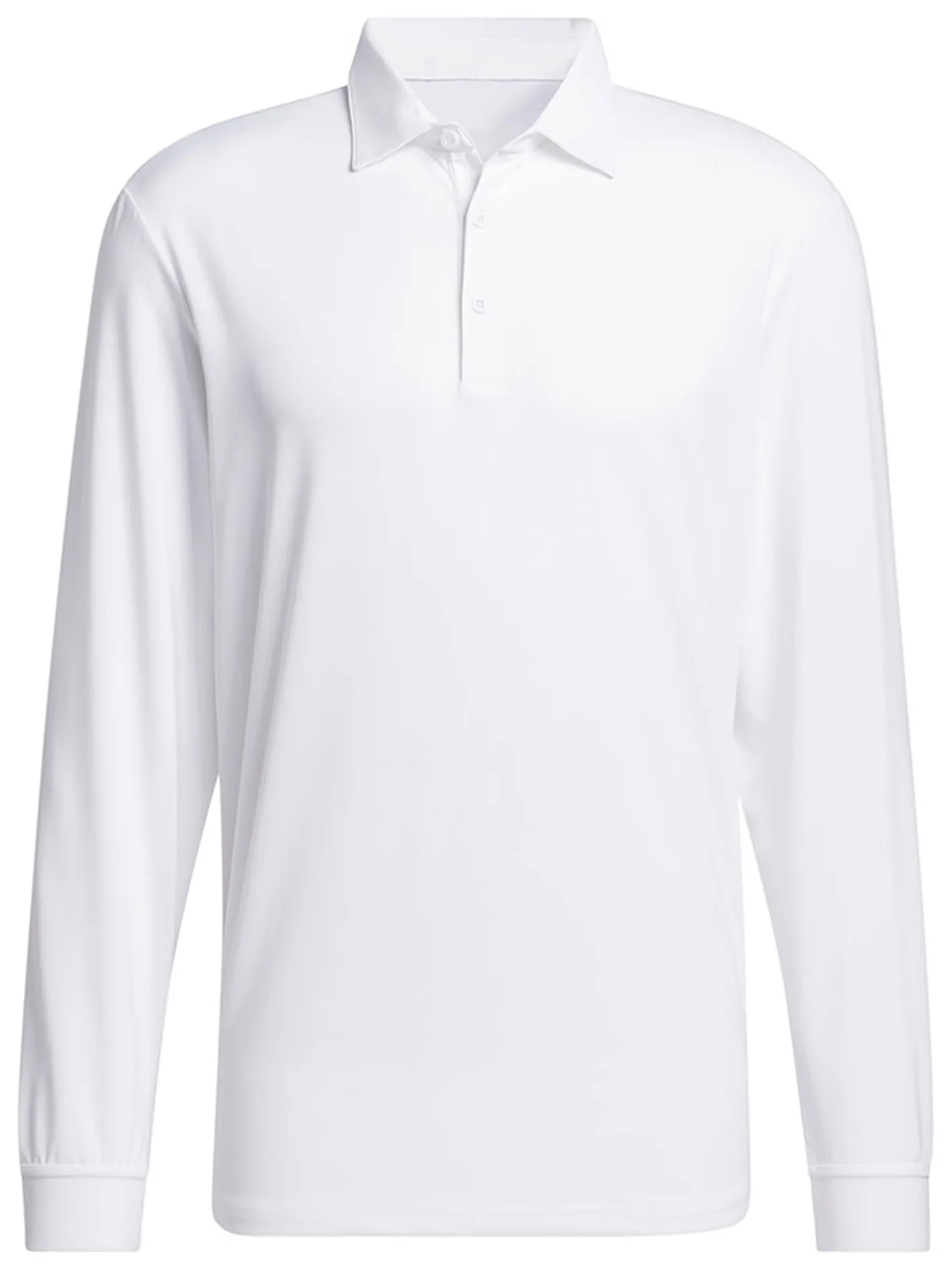 Adidas Core Long Sleeve Polo Shirt - White