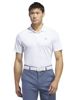 Adidas Core Performance PrimeGreen Polo Shirt - White