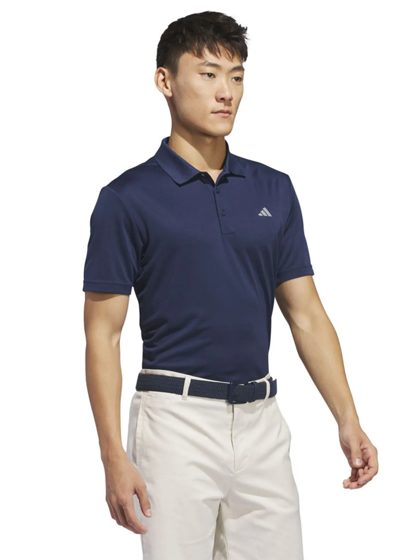 Adidas Core Performance PrimeGreen Polo Shirt - Collegiate Navy