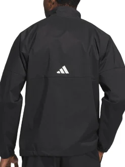 Adidas Core Provisional Full-Zip Rain Jacket - Black