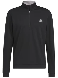 Adidas Elevated 1/4-Zip Pullover - Black