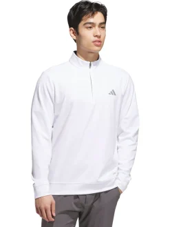 Adidas Golf Ultimate365 Classic Quarter-Zip - White