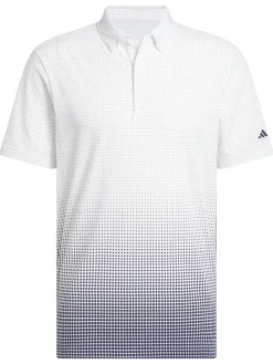 Adidas Go-to Rise Print Polo Shirt - White
