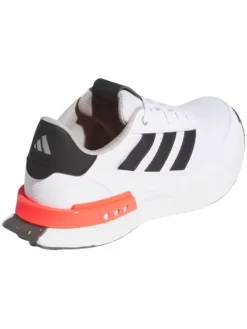 Adidas Junior S2G Spikeless Golf Shoes - Ftwr White/Core Black/Lucid Red