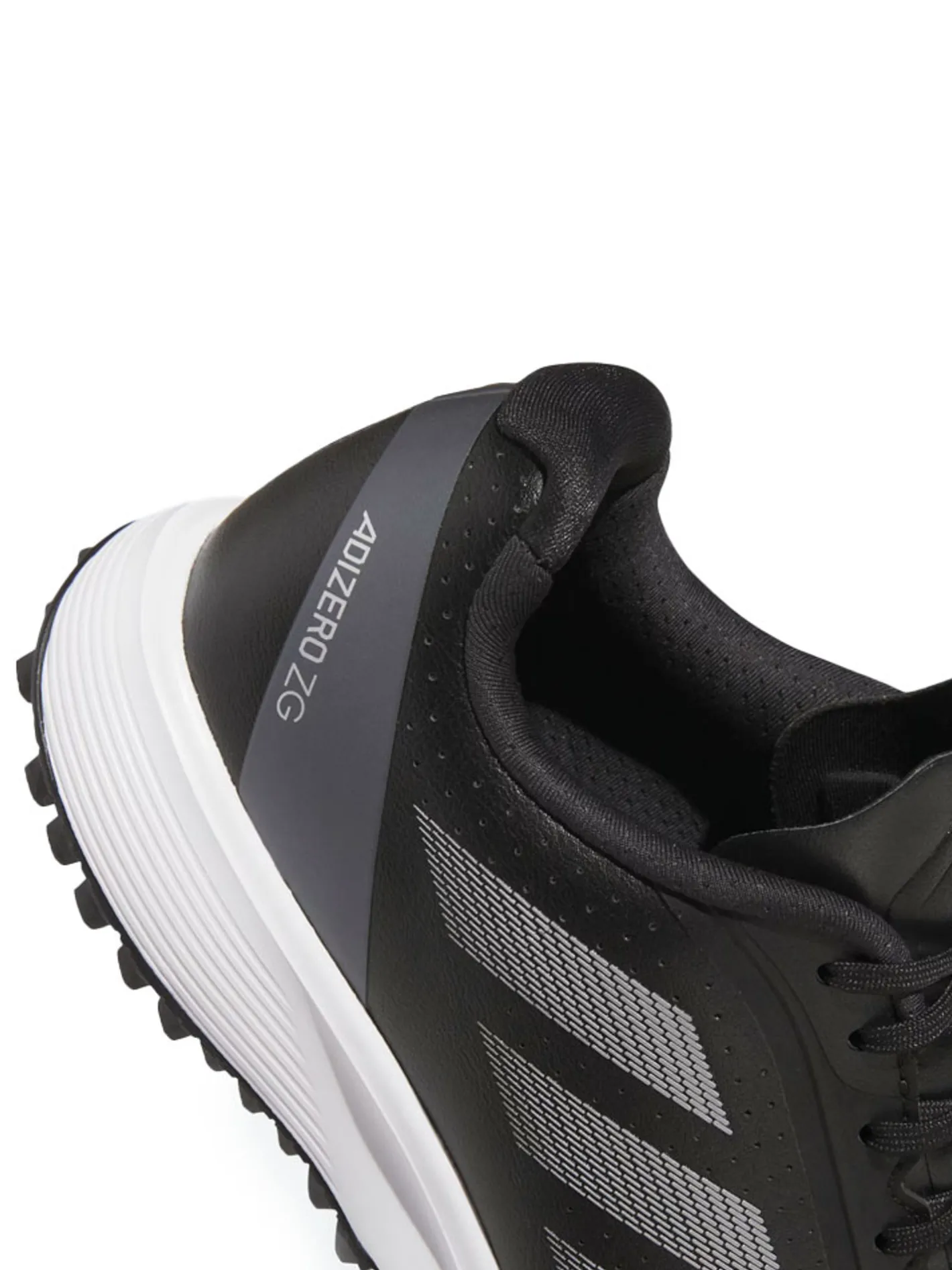 Adidas Juniors Adizero ZG Spikeless Golf Shoes - Core Black/Silver Met.