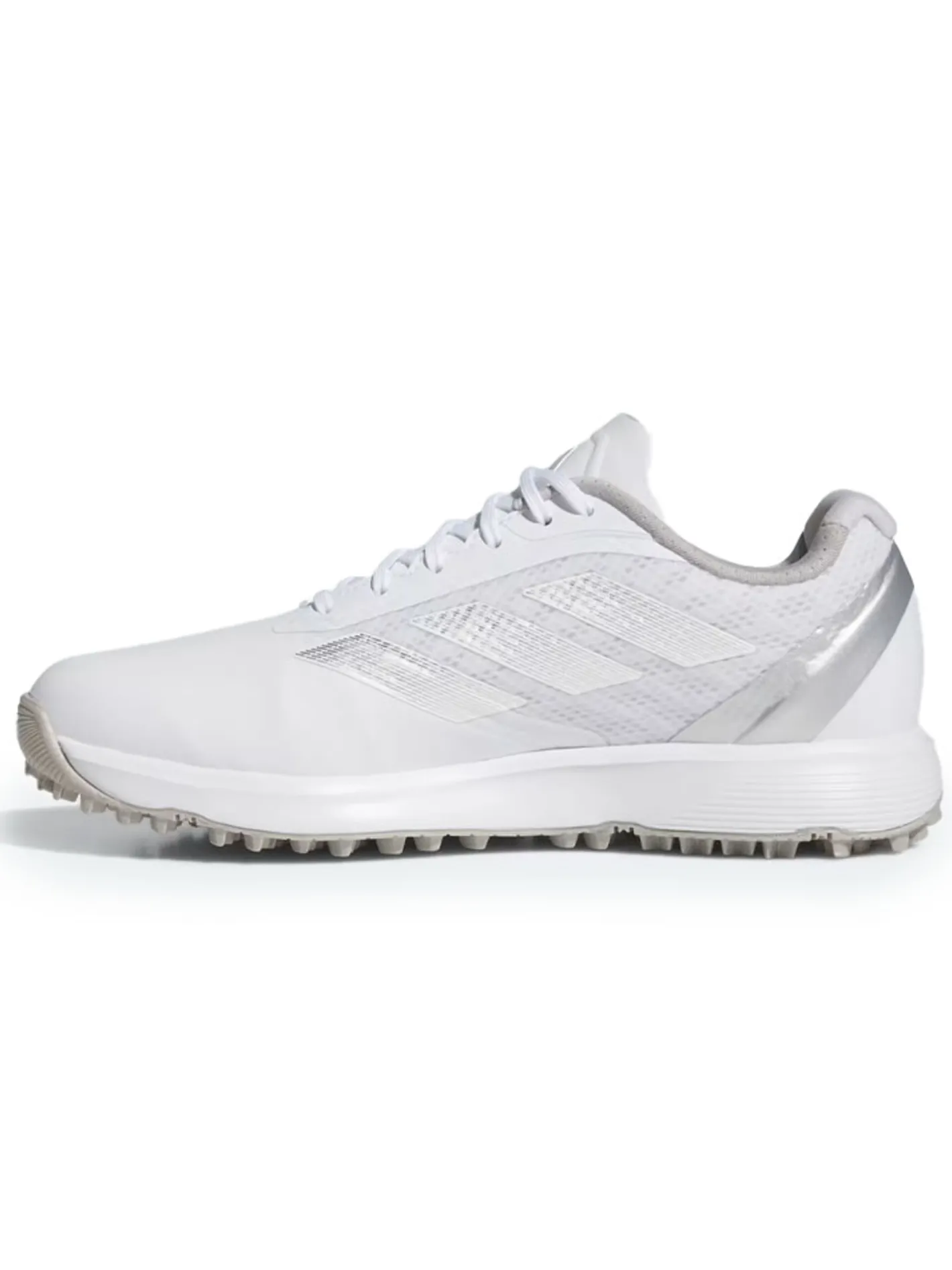 Adidas Juniors Adizero ZG Spikeless Golf Shoes - Ftwr White/Silver Met.