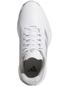 Adidas Juniors Adizero ZG Spikeless Golf Shoes - Ftwr White/Silver Met.