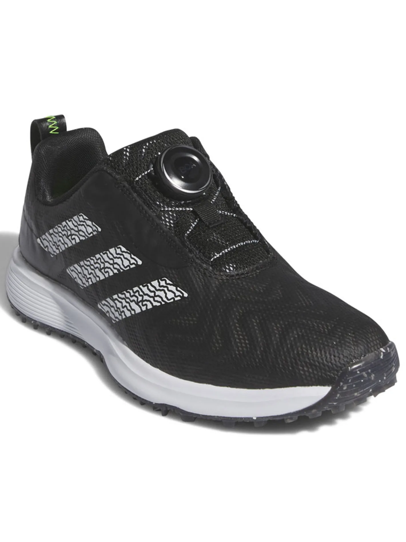 Adidas Juniors Codechaos BOA 25 Spikeless Golf Shoes - Core Black/Ftwr White