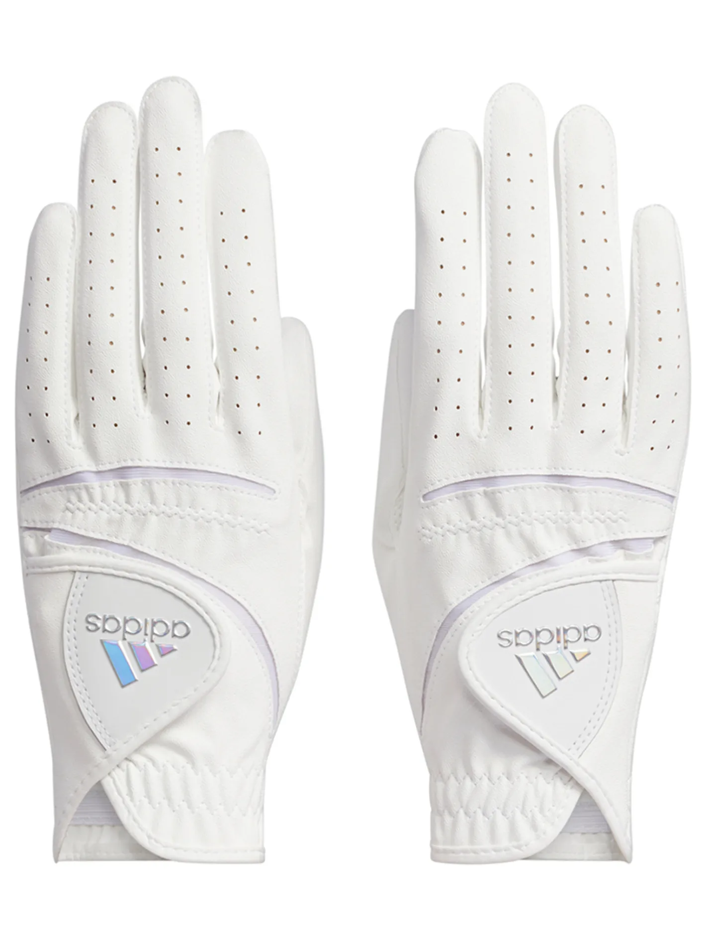 Women Adidas L&C Womens Golf Glove Pair White