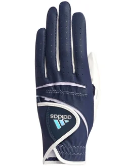 Women Adidas Light & Comfort Ladies Golf Glove - Navy/White