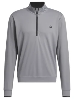 Adidas Lightweight Half-Zip Pullover - Grey Three