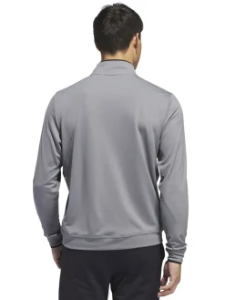Adidas Lightweight Half-Zip Pullover - Grey Three