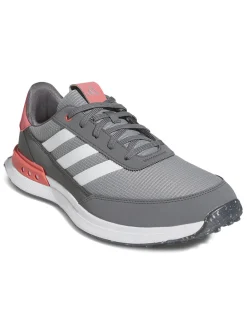Adidas S2G Spikeless 24 Golf Shoes (Wide Fit) - Grey Three/Ftwr White/Scarlet