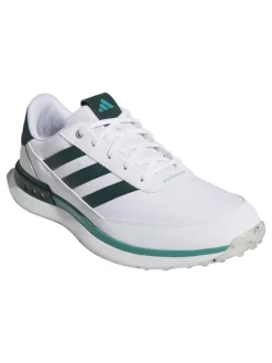 Adidas S2G Spikeless Golf Shoes - Ftwr White/Aurora Ivy/Preloved Teal