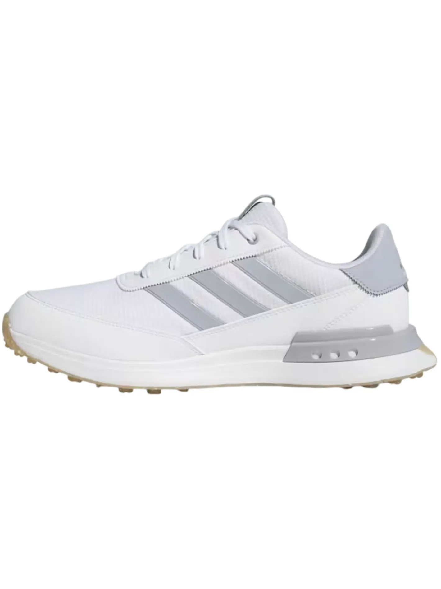 Adidas S2G Wide Spikeless Golf Shoes - Ftwr White/Halo Silver/Gum4