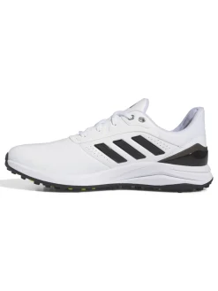 Adidas Solarmotion 24 Spikeless Golf Shoes (Wide Fit) - White/Black/Green
