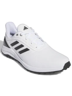 Adidas Solarmotion 24 Spikeless Golf Shoes (Wide Fit) - White/Black/Green