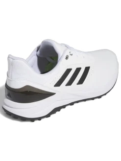 Adidas Solarmotion 24 Spikeless Golf Shoes (Wide Fit) - White/Black/Green