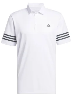 Adidas 3-Stripes Polo Shirt - White