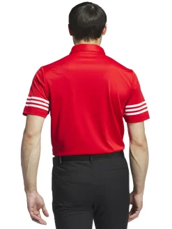 Adidas 3-Stripes Polo Shirt - Better Scarlet