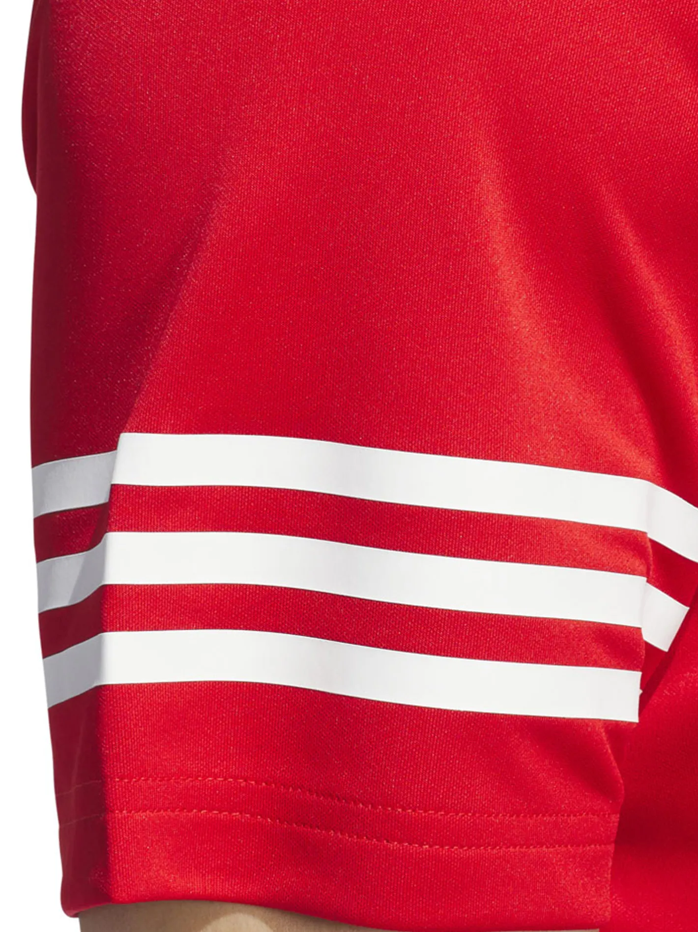 Adidas 3-Stripes Polo Shirt - Better Scarlet