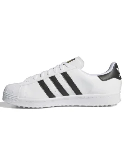 Adidas Superstar Golf Spikeless Shoes - Ftwr White/Core Black/Gold Met.
