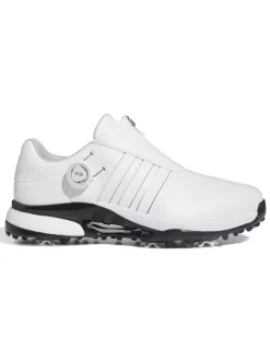 Adidas Tour360 24 BOA Boost Golf Shoes (Wide Fit) - Ftwr White/Ftwr White