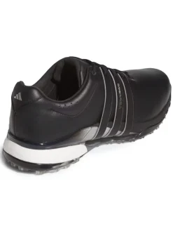 Adidas Tour360 25 Wide Spikeless Golf Shoes - Core Black/Silver Met./Core Black