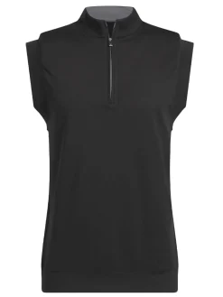 Adidas Ultimate365 Classic Quarter-Zip Vest - Black