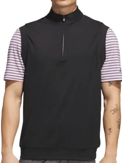 Adidas Ultimate365 Classic Quarter-Zip Vest - Black