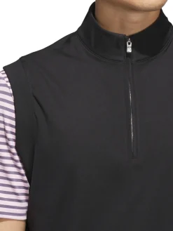 Adidas Ultimate365 Classic Quarter-Zip Vest - Black