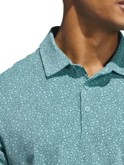 Adidas Ultimate365 Mini Bunker Polo Shirt - Mint Tone