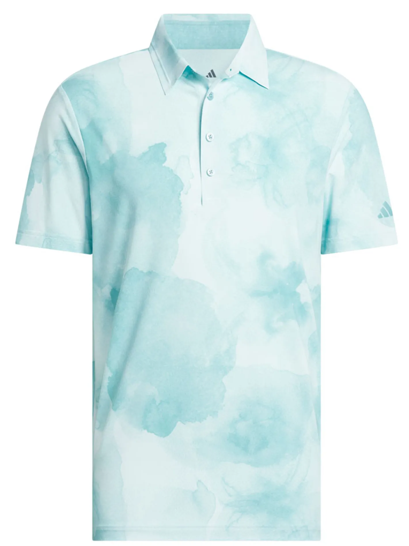 Adidas Ultimate365 Printed Cool Feeling Tour Polo Shirt - Mint Tone