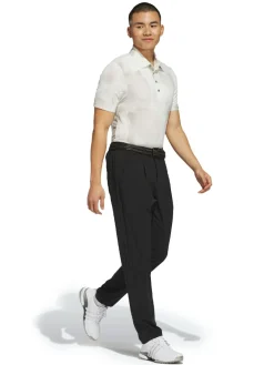 Adidas Ultimate365 Printed Cool Feeling Tour Polo Shirt - Putty Beige/White