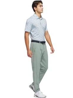 Adidas Ultimate365 Printed Mesh Polo Shirt - Wonder Blue/Collegiate Navy