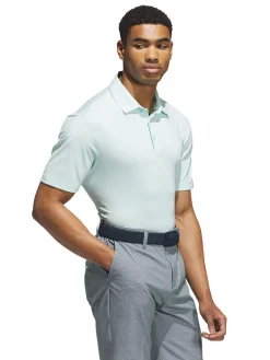 Adidas Ultimate365 Solid Polo Shirt - Semi Flash Aqua