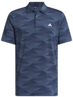 Adidas Ultimate365 Speed Stripe Polo Shirt - Collegiate Navy/Preloved Ink