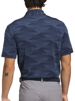 Adidas Ultimate365 Speed Stripe Polo Shirt - Collegiate Navy/Preloved Ink