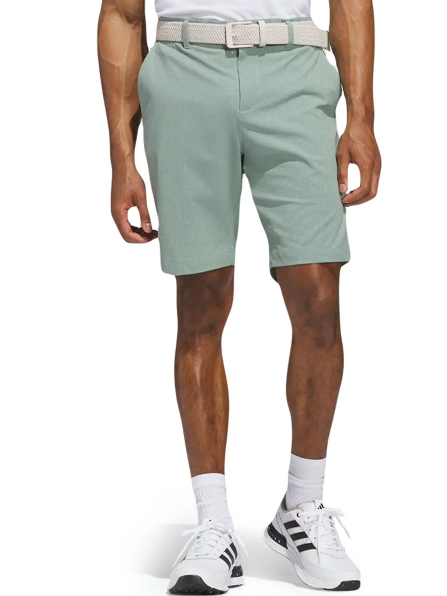 Adidas Ultimate365 Textured 9-Inch Short - Silver Green