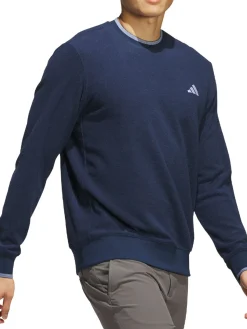 Adidas Ultimate365 Tour Crewneck Sweatshirt - Collegiate Navy
