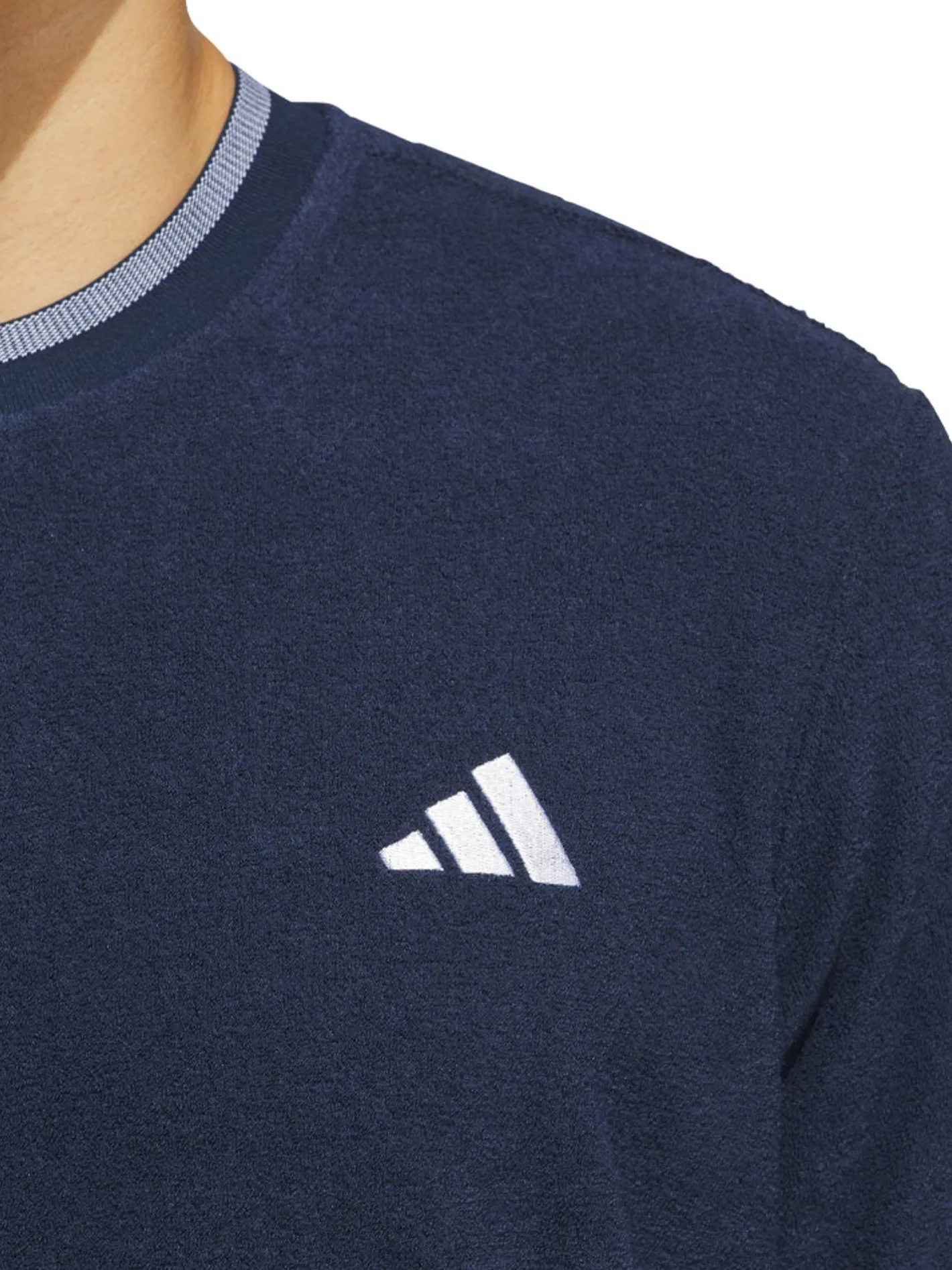 Adidas Ultimate365 Tour Crewneck Sweatshirt - Collegiate Navy